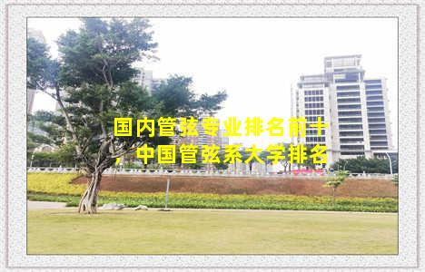 国内管弦专业排名前十，中国管弦系大学排名